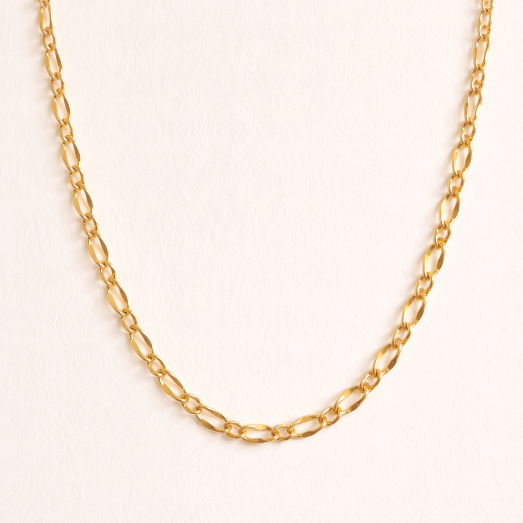 Caroline Gold Dainty Rolo Chain Layering Necklace
