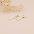 Freshwater Pearl Long Dangle Earrings E160