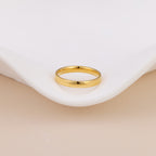 18K Gold Vermeil Brielle Minimalist Gold Ring