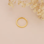 18K Gold Vermeil Brielle Minimalist Gold Ring