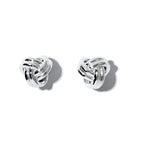 Gold Love Knot Stud Earrings Minimalist Everyday Studs E171