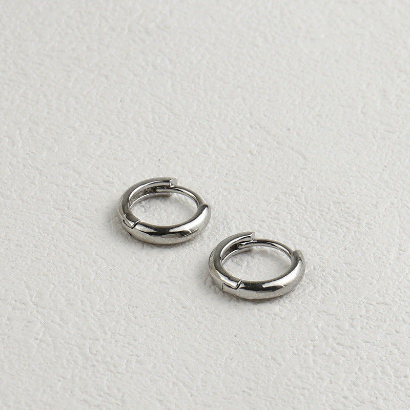 Gold Huggie Hoop Earrings for Women Minimalist Small Hoops E167