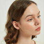 Juliana dainty gold paved bar stud earrings