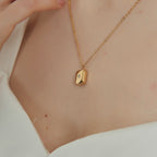 Reese northern star rectangle charm pendant necklace